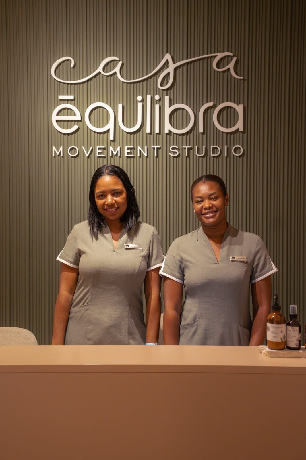 Equipo de Casa Equilibra en la recepción